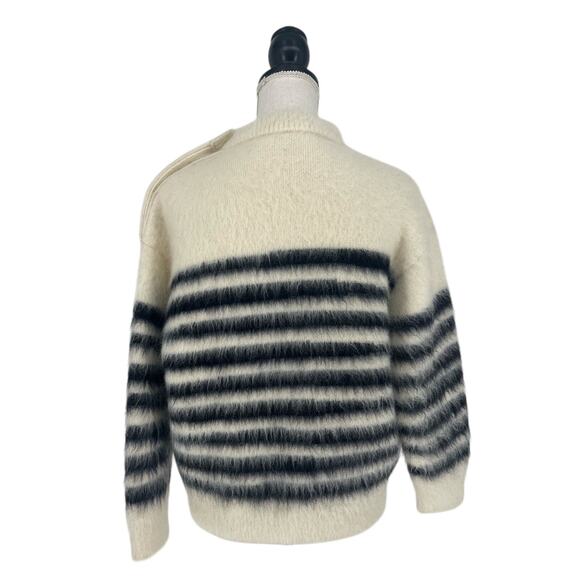 Bottega Veneta Striped Heavy Mariniere Mohair Sweater - Picture 10 of 11
